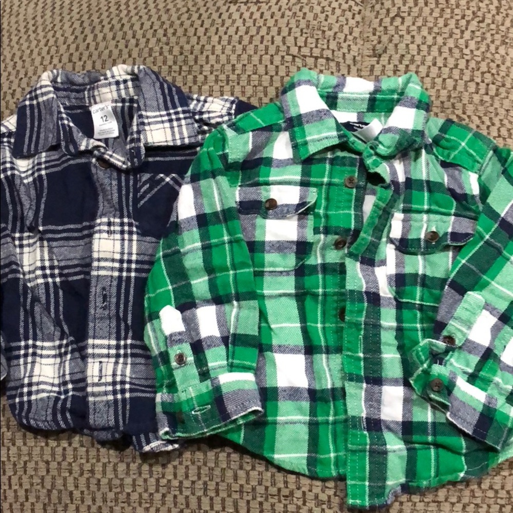 Size 12 months flannels